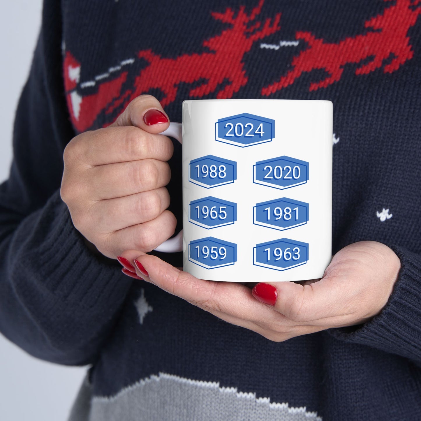 LA Dodgers World Series History Mug