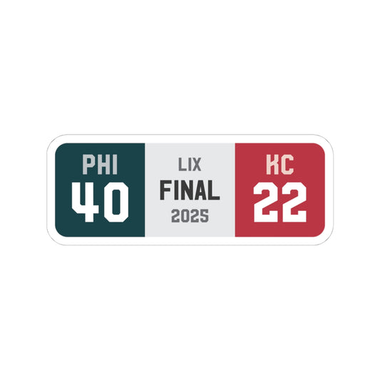 Eagles Win Superbowl LIX Sticker