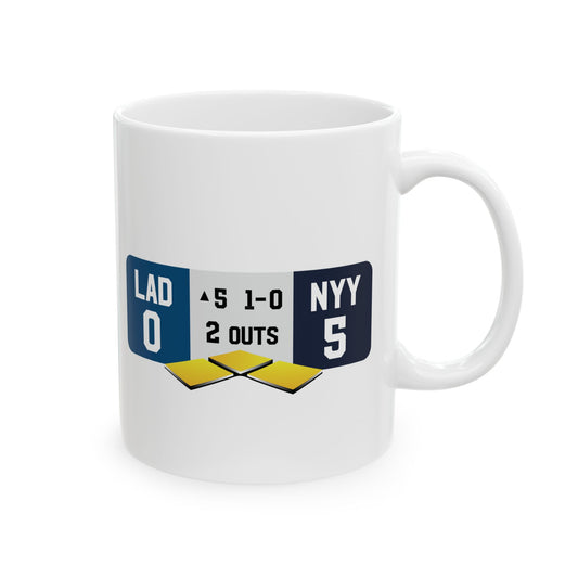 Dodgers Yankees World Series Mug