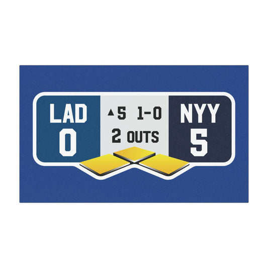 Dodgers Yankees World Series Car Magnet