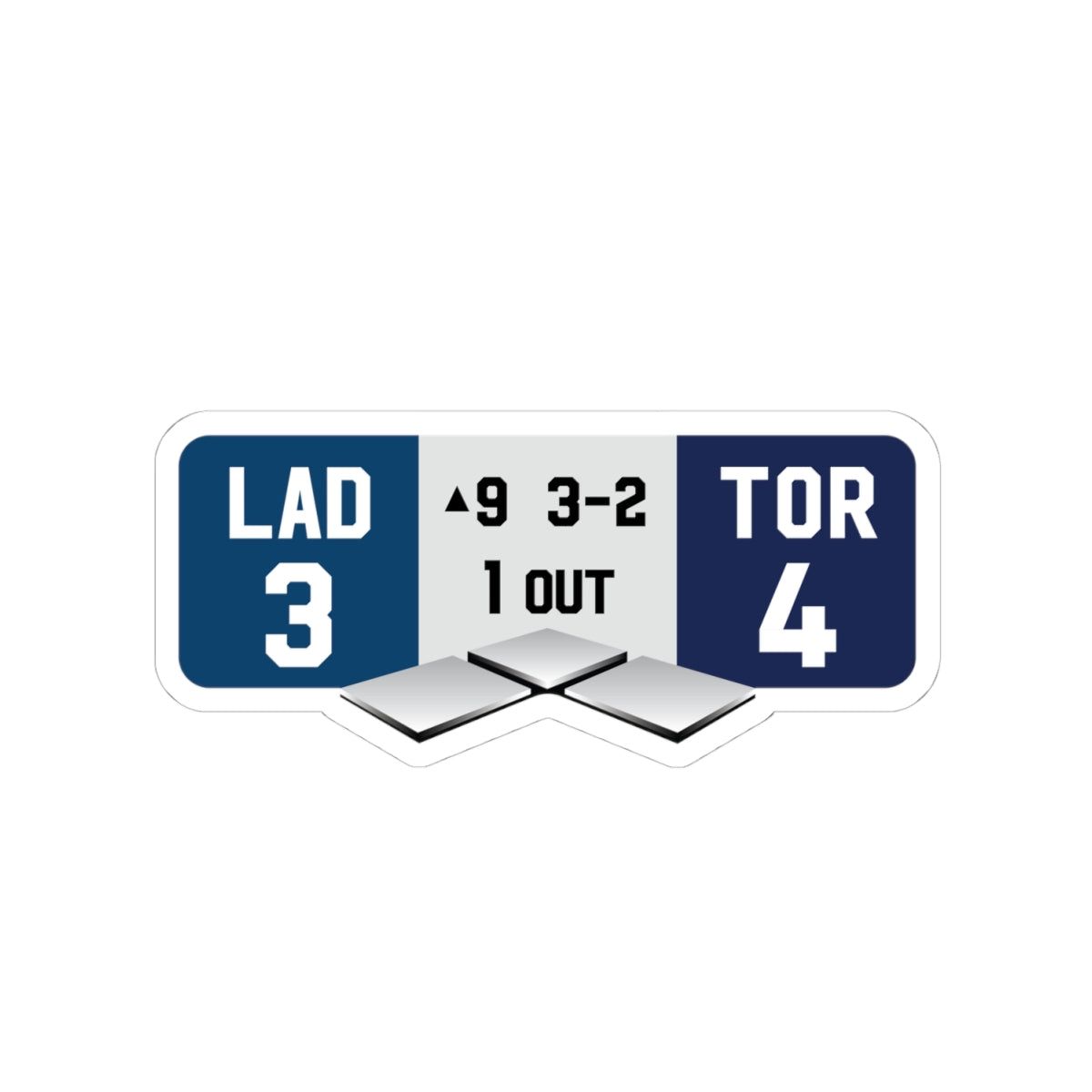 Dodgers Blue Jays World Series WIN Sticker | Top of the Ninth